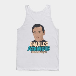 Charles Aznavour - Sinatra Français Tank Top